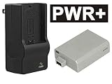 PWR+ Charger LC-E5 LCE5 & Battery LP-E5 LPE5 Combo for Canon Digital SLR EOS 1000D, EOS 450D, EOS Kiss F, EOS Kiss X2, EOS Rebel XS, EOS Rebel XSi, EOS Rebel T1i