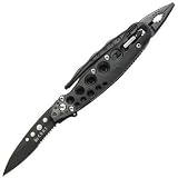 Columbia River Knife And Tool 9065K Zilla Jr. Multitool with Black On Black Scale and Assisted Opening Pliers, 2.25-inch Blade, 5.25-inch Handle (Tools & Home Improvement)