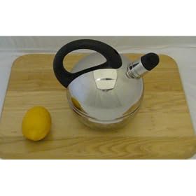 Stainless Steel 3 Quart Whistler Round Teakettle
