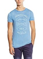 American People Camiseta Manga Corta Fabbro (Azul)