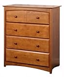 Stork Craft Beatrice 4 Drawer Chest, Oak