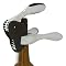 Deluxe Rabbit Corkscrew with Die-Cast Handles - Brushed Silver