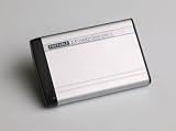 ATMT 2.5 Ultra Slim Portable 60GB External Hard Drive, Bus Powered With USB2, Silver/Black