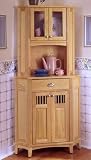 Natural Corner Buffet and Hutch