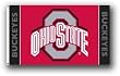 Ohio State Buckeyes 3 Ft. x 5 Ft. flag w/grommetts - NCAA