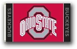 Ohio State Buckeyes 3 Ft. x 5 Ft. flag w/grommetts - NCAA