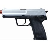 Firepower® Raider Spring Propulsion Airsoft Gun Black / Silver