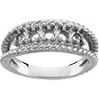 14K White Gold Mother's Ring - 5 Gemstone -- YOU CHOOSE THE COLORS!