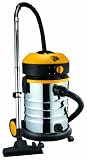 JCB 70341 Wet and Dry Vacuum Cleaner 30 Litre, Stainless Steel