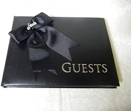 Wedding Party Ceremony Black Guest book Biker Motorcycle