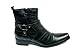 Mens D-700 Ankle High Riding / Biker Style Casual Fashion Boots Available in 3 Colors