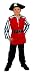 Pirate Captain Boy Costume Dress Up Play Swashbuckler L
