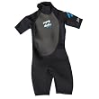 Boys Billabong Intruder 202 Shorty Wetsuit. Black Carribean