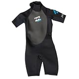Boys Billabong Intruder 202 Shorty Wetsuit. Black Carribean Boys Billabong Intruder 202 Shorty Wetsuit. Black Carribean