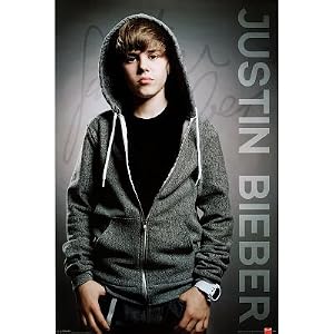 Justin Bieber (Hoodie) Music Poster Print - 24x36