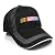 NASCAR White Stripe Black Baseball Hat