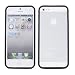 iTALKonline CLEAR BLACK iBump Bumper Super Hydro Gel RIM Protective Armour/Case/Skin/Cover/Shell with Metal Buttons for Apple iPhone 5 (2012)
