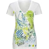 FULL TILT Nature Bird Womens Tee - White