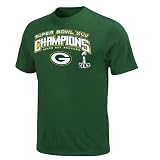 NFL Green Bay Packers Super Bowl Champs Choice III Short Sleeve Basic Tee (Dark Green, L) 410KitWuKHL. SL160 NFL Green Bay Packers Super Bowl Champs Choice III Short Sleeve Basic Tee (Dark Green, L)