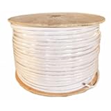1000 Ft Rg59 Siamese Cable Cctv Video Power 95% White