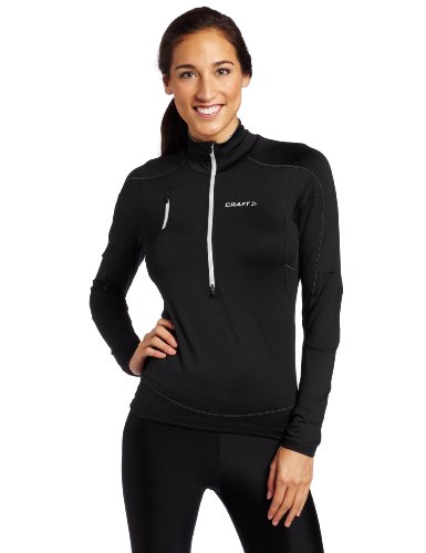 Craft Womens PXC Thermal Top Long Sleeve Pullover (Black, Small)