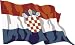 PEMA Sticker Flag Decals A-LS42 Croatia - Kroatien 15 cm colored flag