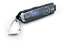 Tuff-Luv Classic Leather Case Cover for Sony Walkman B Series- Black