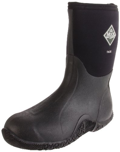 The Original MuckBoots Unisex Tack Mid Boot,Black,Men's 8 M/Women's 9 M