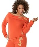 Baby Phat - Baby Phat Plus Size Off-The-Shoulder Sweatshirt