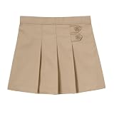 Preschool Girls' Uniform Pleated-Tab Scooter - Khaki