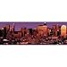 Fototapete Manhattan Skyline, Abendlicht Panorama, 366x127cm, 4-teilig