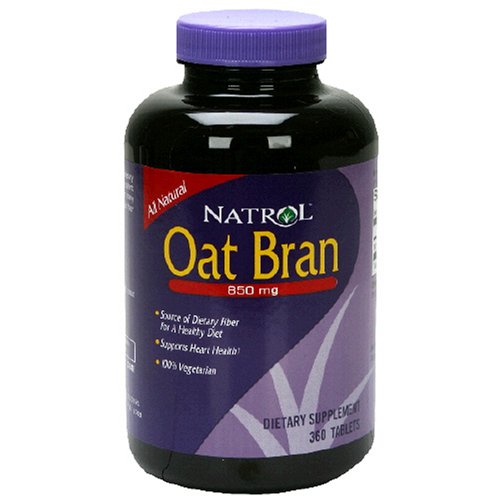 Natrol Oat Bran, 850mg, Tablets - 360 ea (Pack of 3) by Natrol