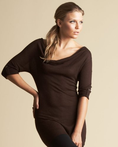 Epaulet Sweater Tunic – MORNING JAVA