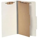 (Price/BX)Classification Folders, 2 Exp,Legal,1 Partition, Mist Gray