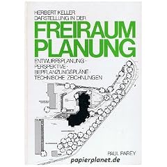 Darstellung in der Freiraumplanung. Entwurfsplanung, Perspektive, Bepflanzungspl�ne, Technische Zeichnungen
