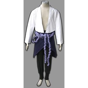 Japanese Anime Naruto Cosplay Costume-Uchiha Sasuke 3rd Ver Set