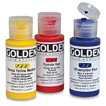 Golden Fluid Acrylics, 1 oz - Ultramarine Blue, 1 oz