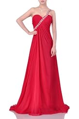 A-line Chiffon  Dress with a Brush/Sweep Train 