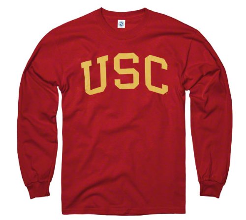 USC Trojans Cardinal Arch Long Sleeve T-Shirt
