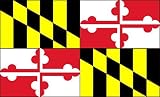 Maryland Flag 2ft x 3ft Nylon - Outdoor