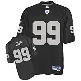 Oakland Raiders Warren Sapp #99 Equipment Jersey