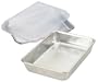 Nordic Ware 3 Piece Baker's Quarter Sheet and Cake Pan Combo Pack with Lid