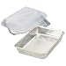 Nordic Ware 3 Piece Baker's Quarter Sheet and Cake Pan Combo Pack with Lid