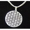 Anh�nger Blume des Lebens � 40 mm, 925 Sterling Silber, Handgearbeitet