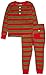 Hatley Big Boys' Pajama Set-Holiday Stripe