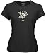 Pittsburgh Penguins -Black- Women's Logo Premier Too Layered Tissue Tee