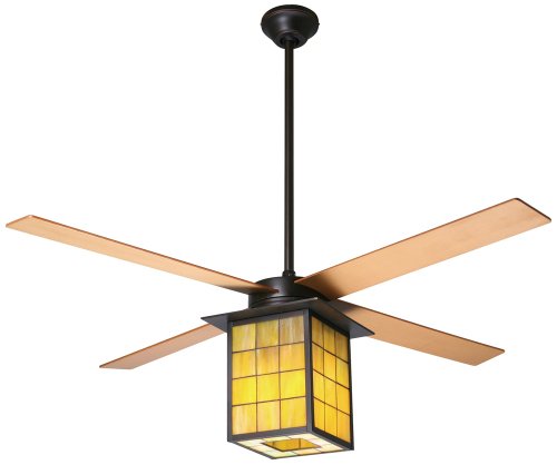 52 Library Rubbed Bronze Ceiling Fan