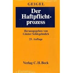 Der Haftpflichtprozess. Mit Einschluss des materiellen Haftpflichtrechts