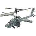 RC Gyro Glide TM Apache Helicopter Military Green Model 25-103is (supports USB Charging)