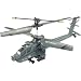 RC Gyro Glide TM Apache Helicopter Military Green Model 25-103is (supports USB Charging)